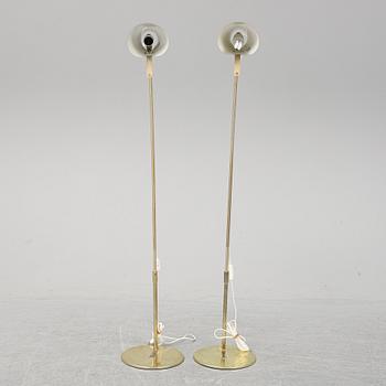 A pair of IKEA floor lamps.
