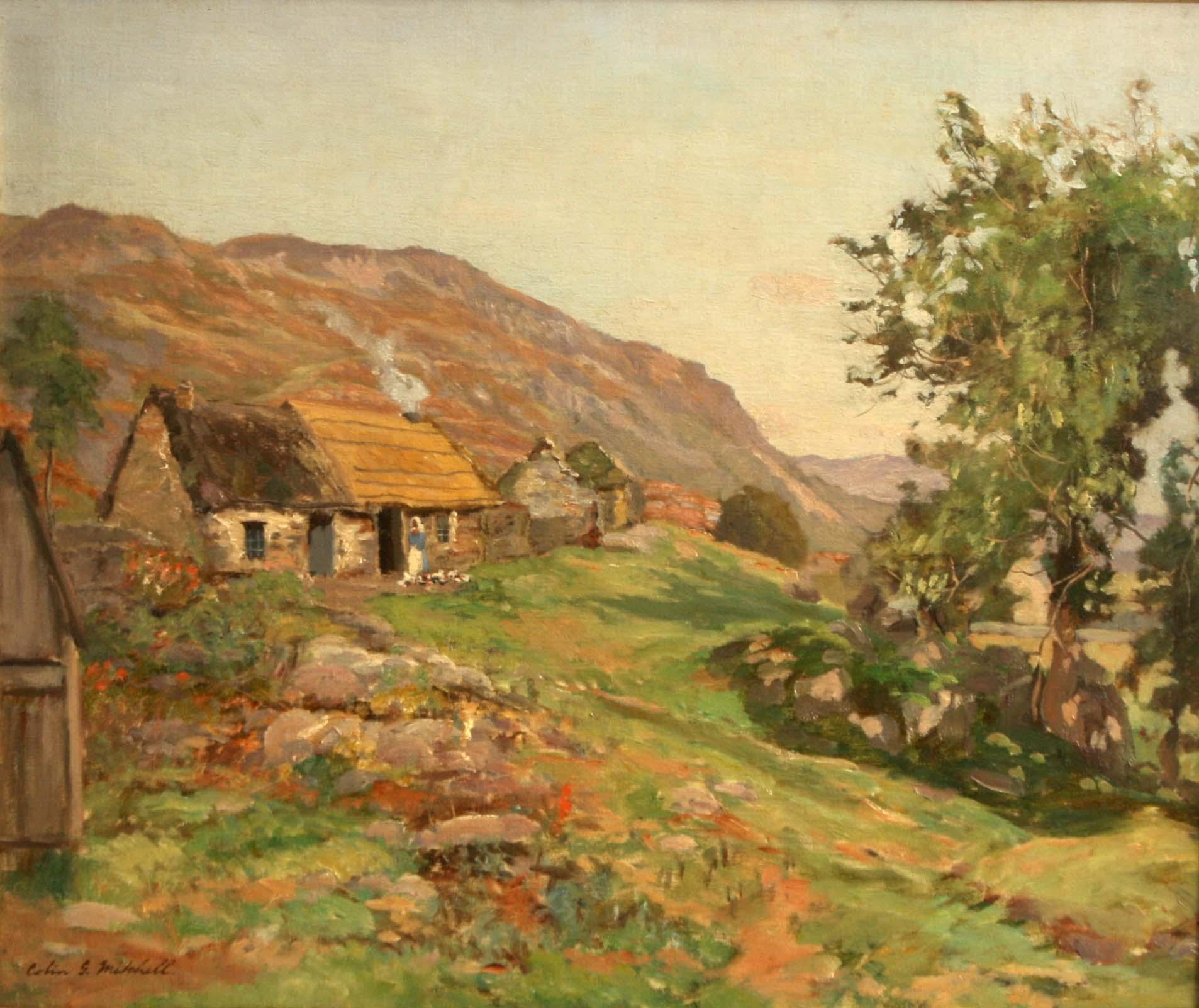 COLIN GILLESPIE MITCHELL, olja på duk, sign.