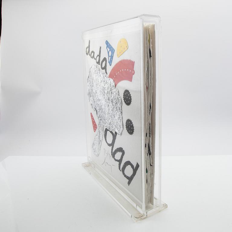 Enrico Baj, Book cover, "Comme le comme dans son comme".