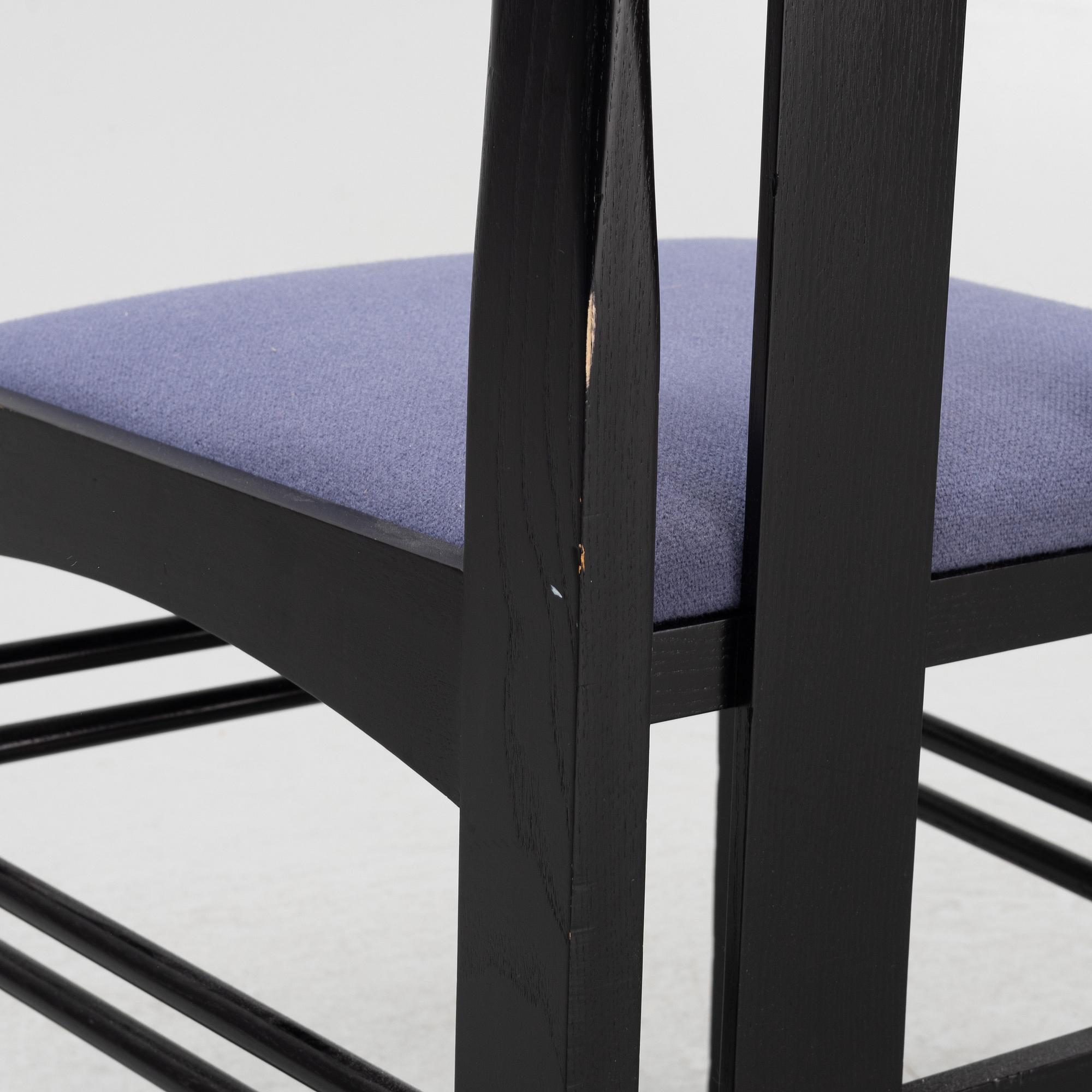 Charles Rennie Mackintosh, stol "Argyle", Cassina.