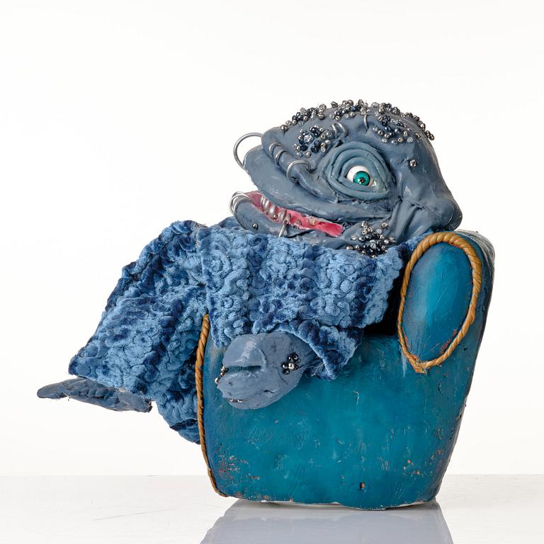 Nathalie Djurberg & Hans Berg, "Whale in Armchair" från "Worship".