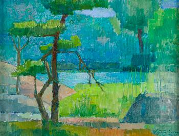 Paul Grönholm, Vehreä maisema.