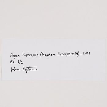 Johan Bergström, "Pagan Postcards (Mayhem Excerpt #04)", 2011.