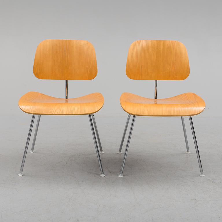 CHARLES & RAY EAMES, stolar, ett par, "DCM", Herman Miller, 2004.