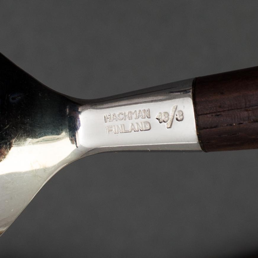 BERTEL GARDBERG, bestickuppsättning 159 dlr "Lion de Luxe", Hackman, Finland, efter 1958, schatull från Stig-Bolaget.