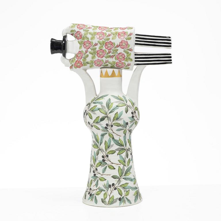 Lisa Larson, a stoneware sculpture, "Samhällsdebatten', Gustavsberg, Sweden 1969-71.