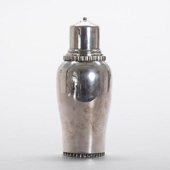 COCKTAIL SHAKER, nysilver, Svebd Poulsen, Danmark.