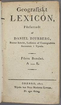 BOKPARTI DIVERSE, 7 vol, bla Matrikel öfver Svea Rikes Ridderskap och adel, Stockholm 1816.