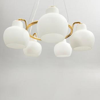 Vilhelm Lauritzen, Ceiling lamp, "VL Ring Crown 5", Louis Poulsen, Denmark.