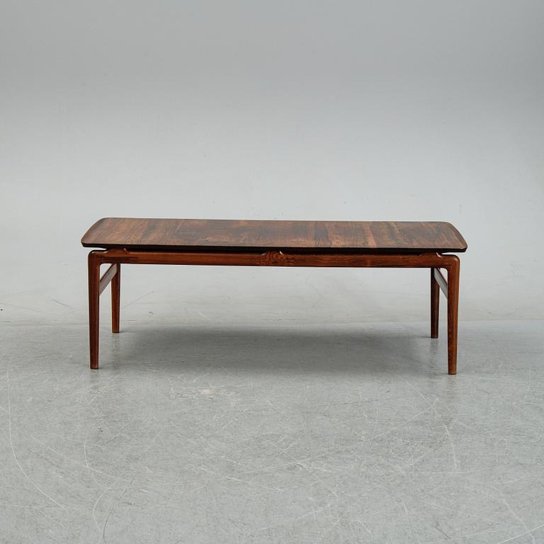 A rosewood coffee table by Peter Hvidt & Orla Molgaard Nielsen, France & son, Denmark, 1960's.