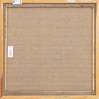 RAIMO VERANEN, acrylic on canvas, a tergo signed -92.