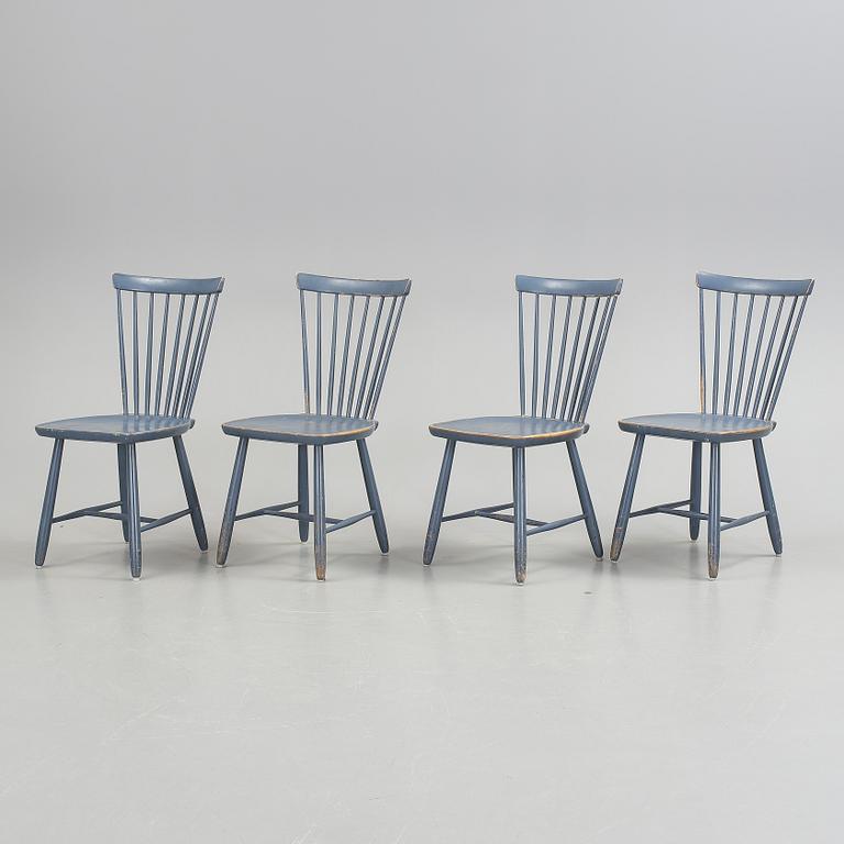 STOLAR, 4 st, "Lilla Åland", Carl Malmsten, 1900-talets andra hälft.