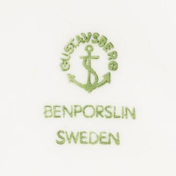 SERVIS 34 dlr "Blå Blomst" Gustavsberg 1900-talets andra del porslin.