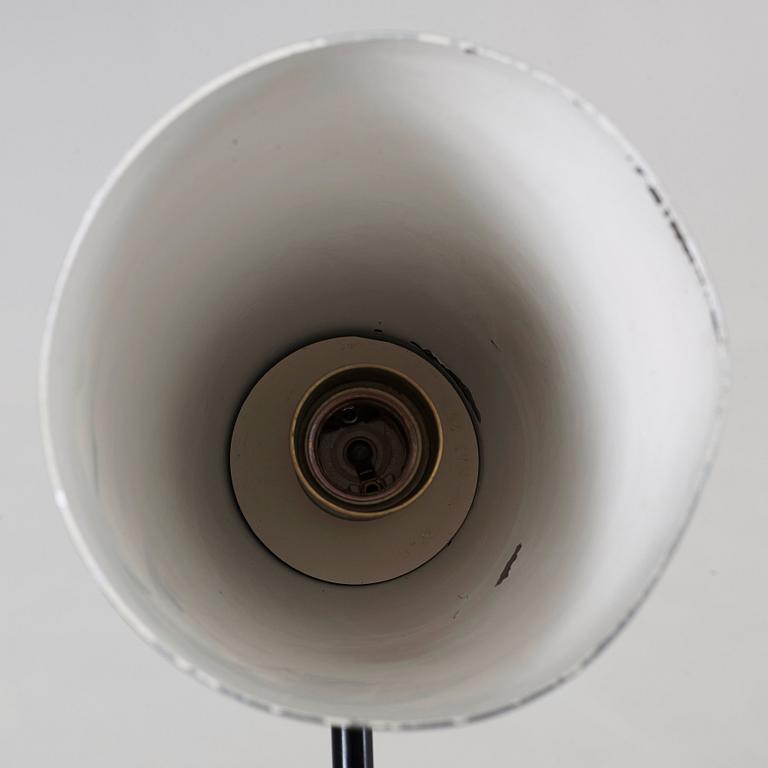 Greta Magnusson Grossman, a 'G-33' (Grasshopper) black lacquered floor lamp, Bergbom's, Sweden 1950's.