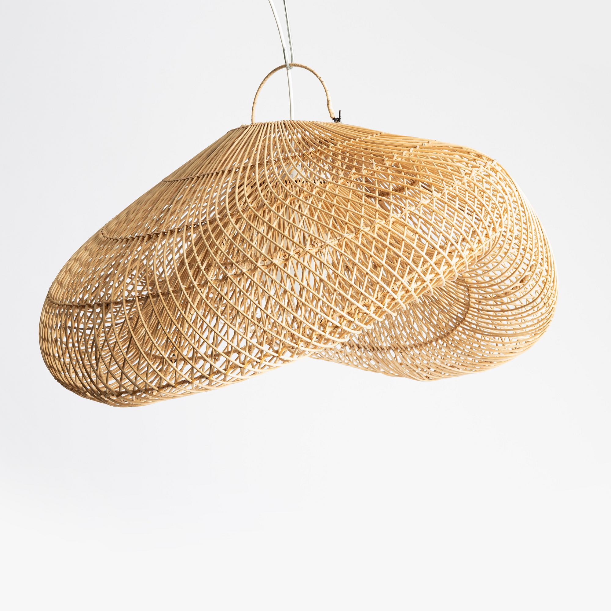 A pair of ceiling lamps, contemporary.