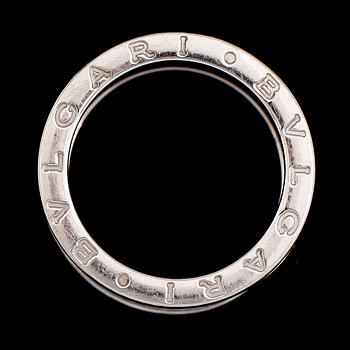 RING, 18K vitguld, Blvgari, Italien.