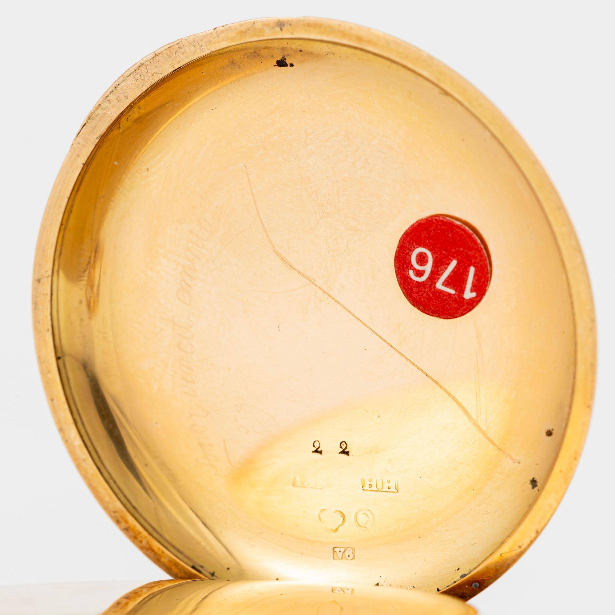 Halda, pocket watch, 40 mm.