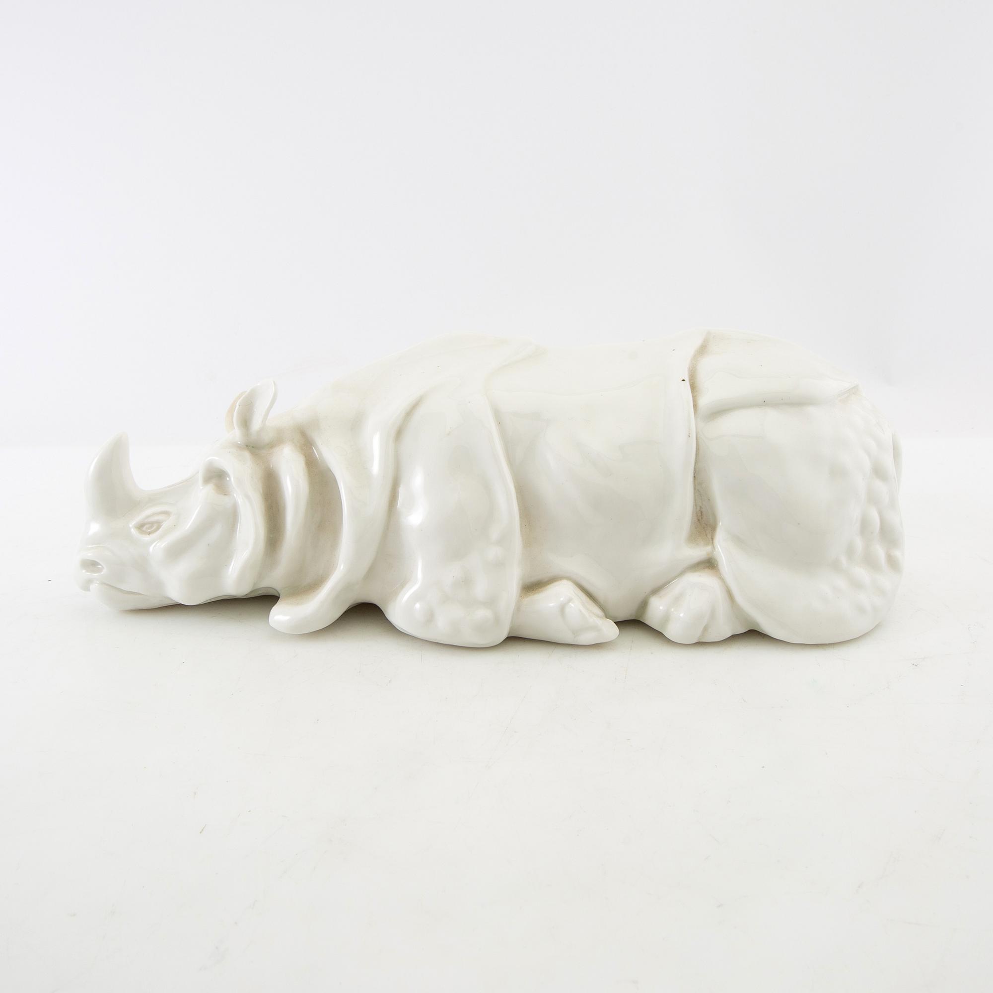 Figurine, Rörstrand, probably Waldemar Lindström, early 20th century.