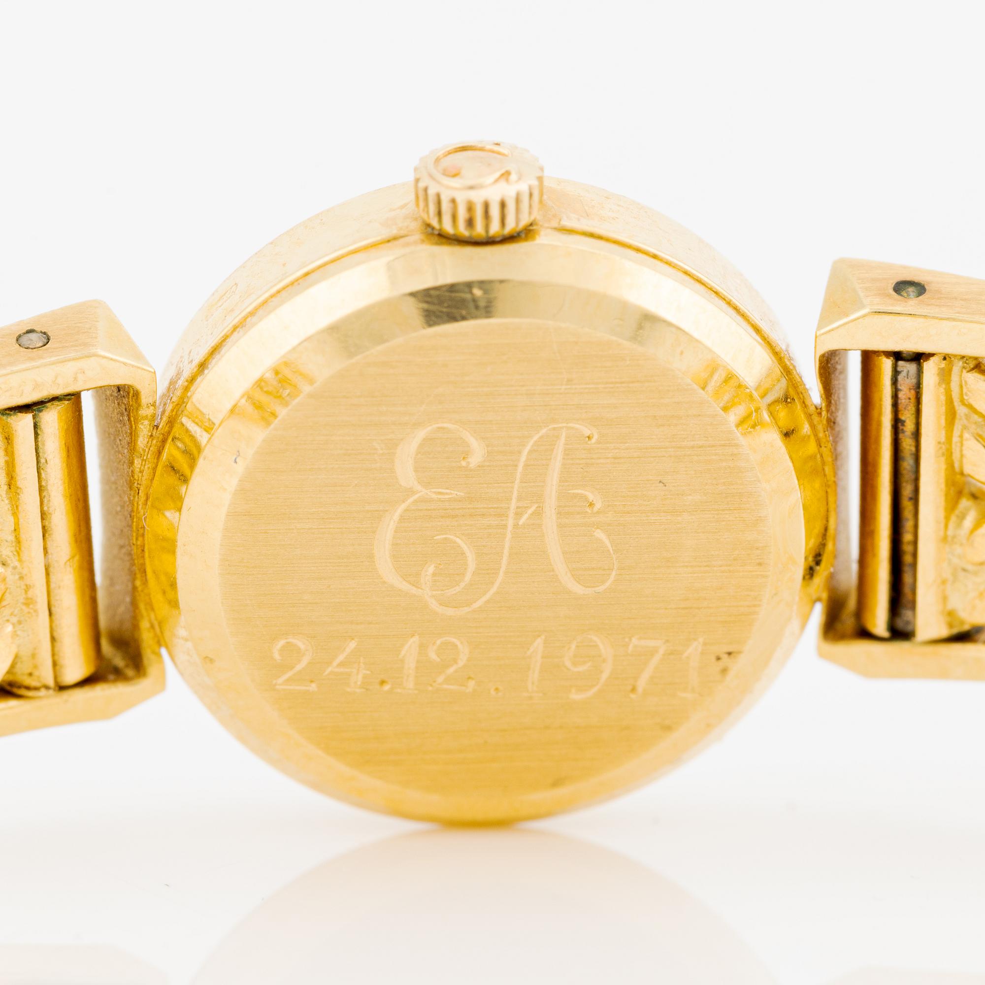 Omega, wristwatch, "Diamond Dial", 17 mm.