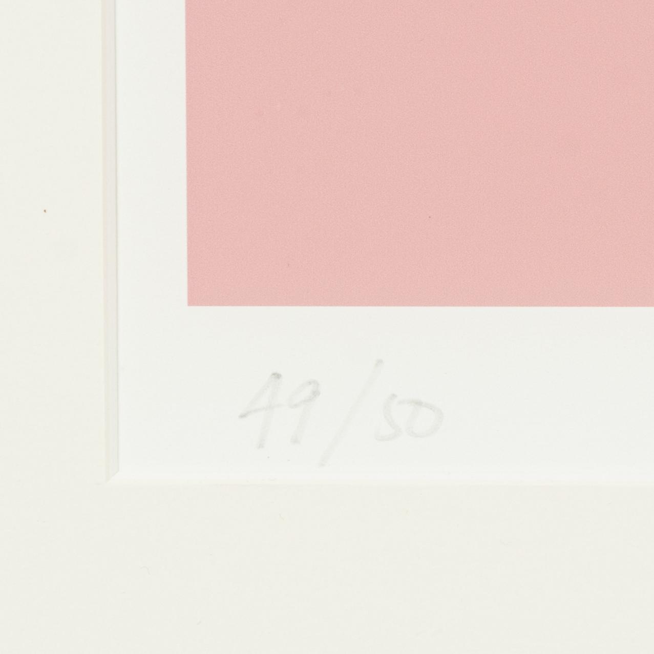 Annika Elisabeth von Hausswolff, färgserigrafi signerad och daterad 2017. Numrerad 49/50.