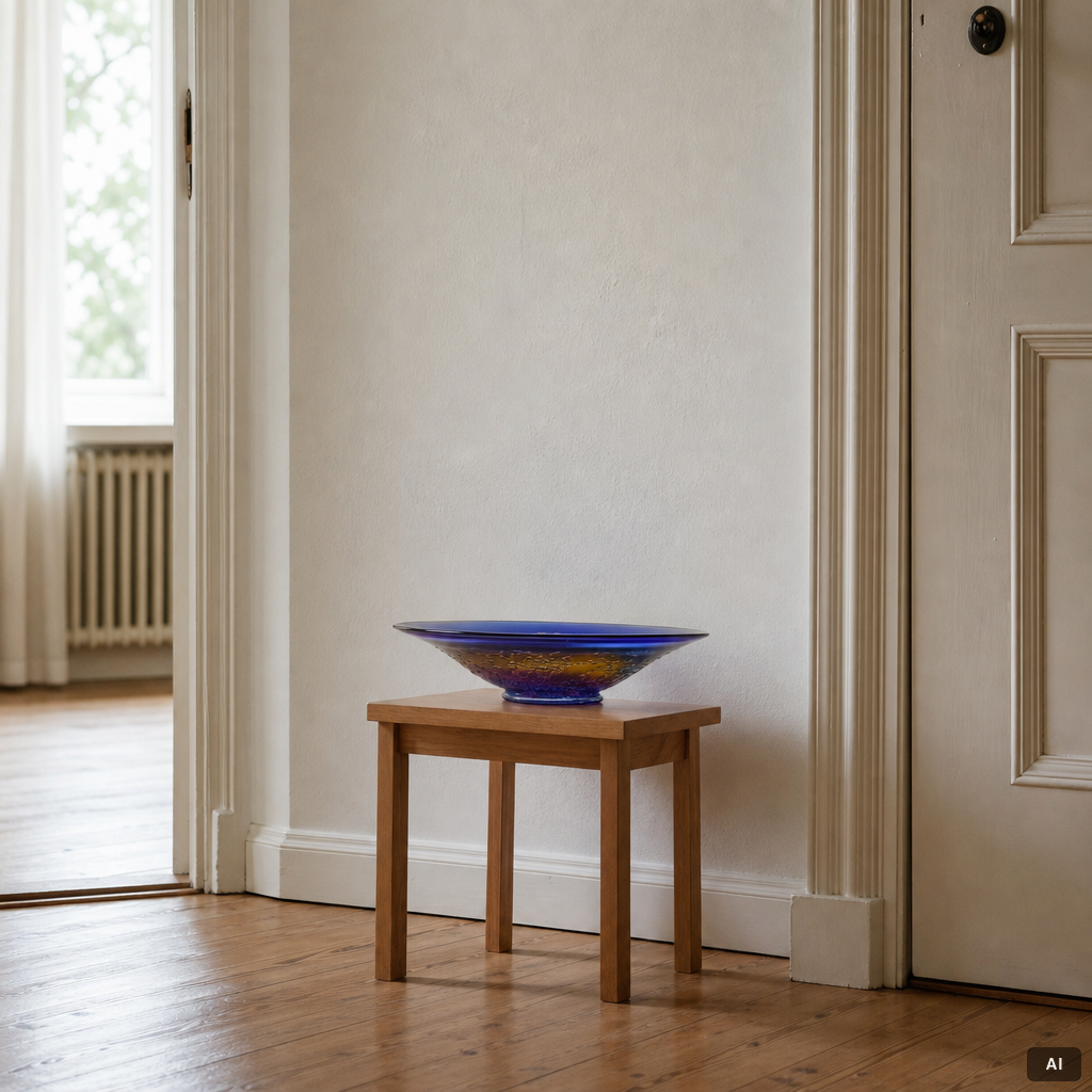 Ann Wärff, Plate, glass, Kosta Boda, signed.