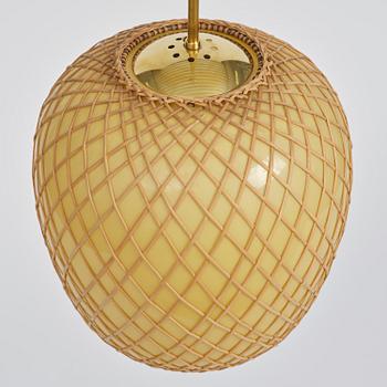 Swedish Modern, a pair of ceiling lamps, 1940s.