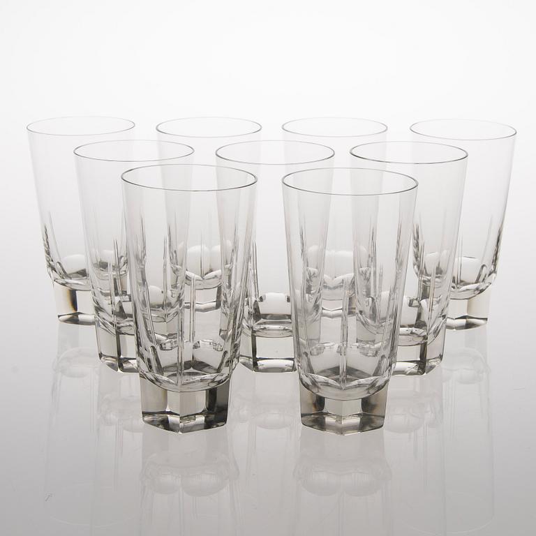 A 38-piece set of glassware from the first half of the 20th Century.