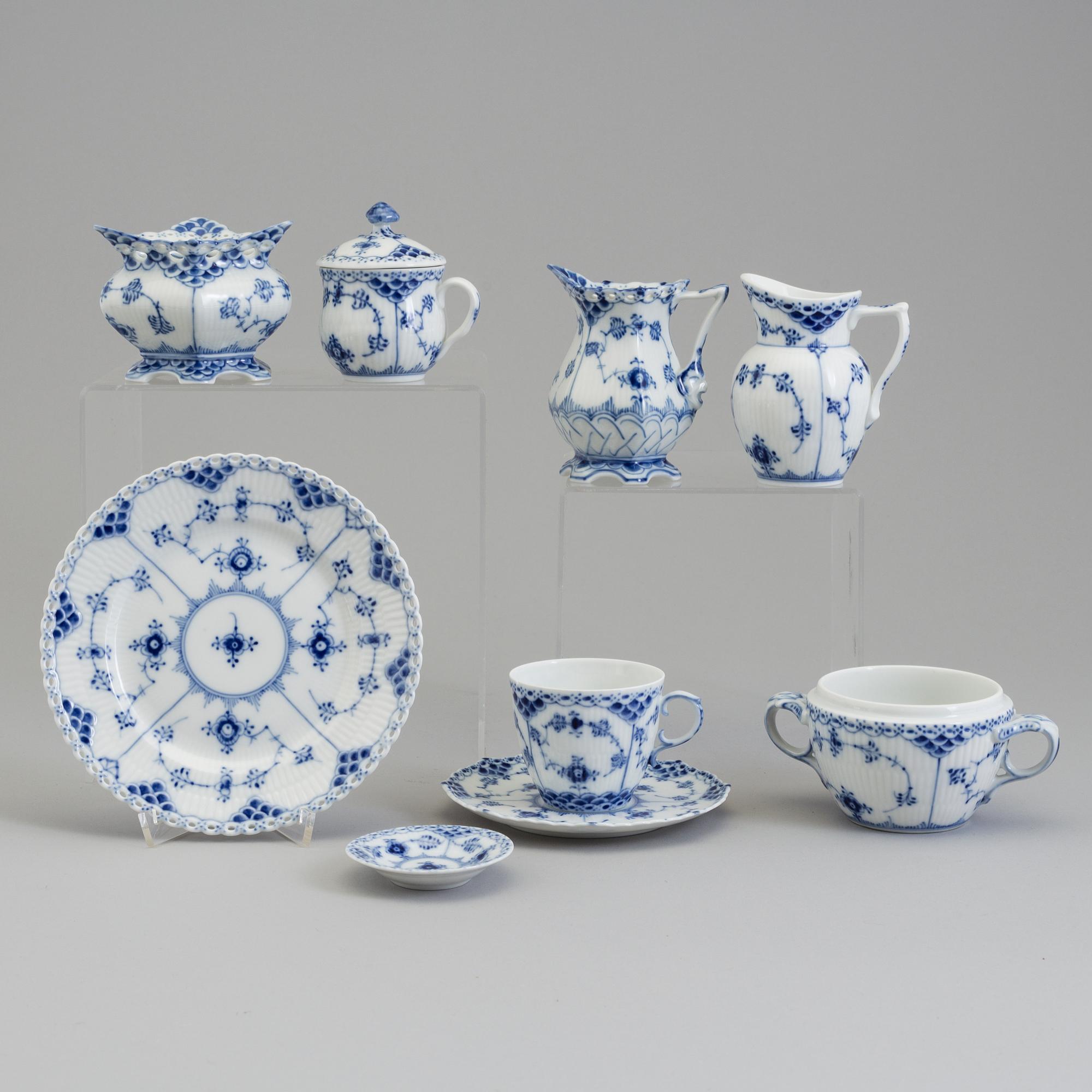 SERVISDELAR, 31 delar, porslin, Royal Copenhagen.