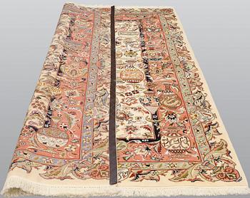 Matto, Figural Kashmar, ca 295 x 201 cm.