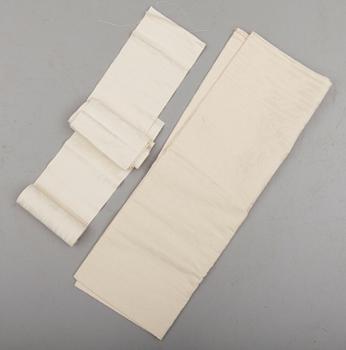 DUK SAMT SERVETTER, 12 st, linne, Klässbols Linneväveri.