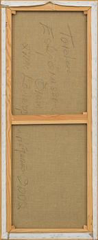 TORSTEN ESBJÖRNSSON, olja på duk, signerad á tergo, daterad 2002,