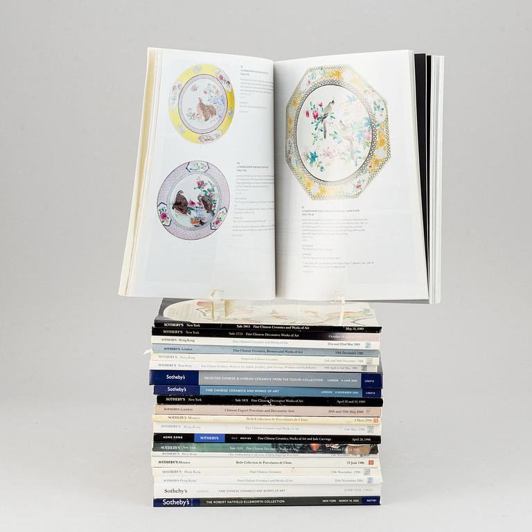 A group of 21 Sotheby's auction catalogues, 1984-2014.