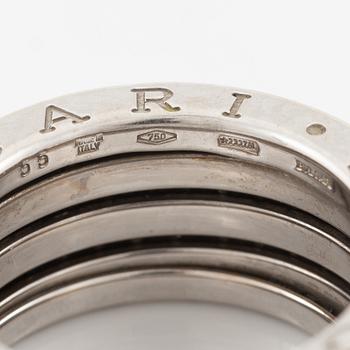 Bulgari ring "B.zero1" 18K vitguld med runda briljantslipade diamanter.