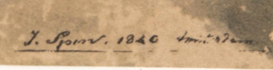 Okänd konstnär 1800-tal , watercolour signed and dated 1840.