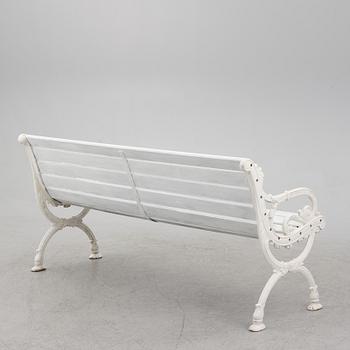 A garden sofa, a table and a pair of chairs, Byarums bruk.