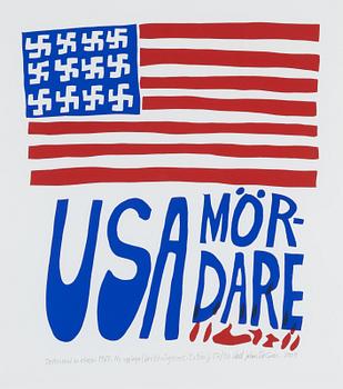 Carl Johan De Geer, "USA mördare".