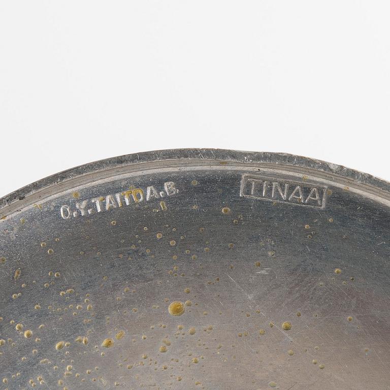 Paavo Tynell, kynttelikköjä, 4 kpl, kynttilänjalkoja, 3 paria, mm. malli 8018 Taito 1920/1930-luku.
