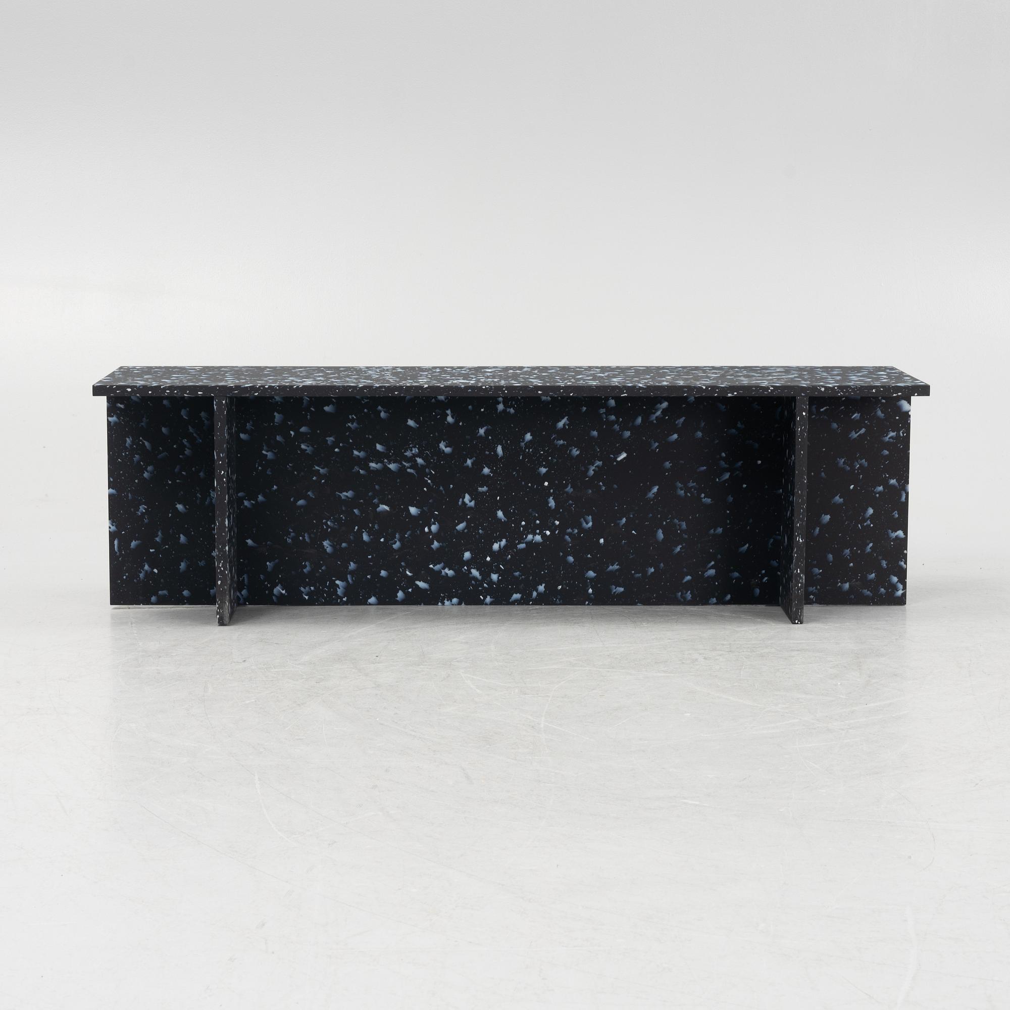 Stamuli, a bench, Greenhouse Bar for Stockholm Furniture Fair 2024.