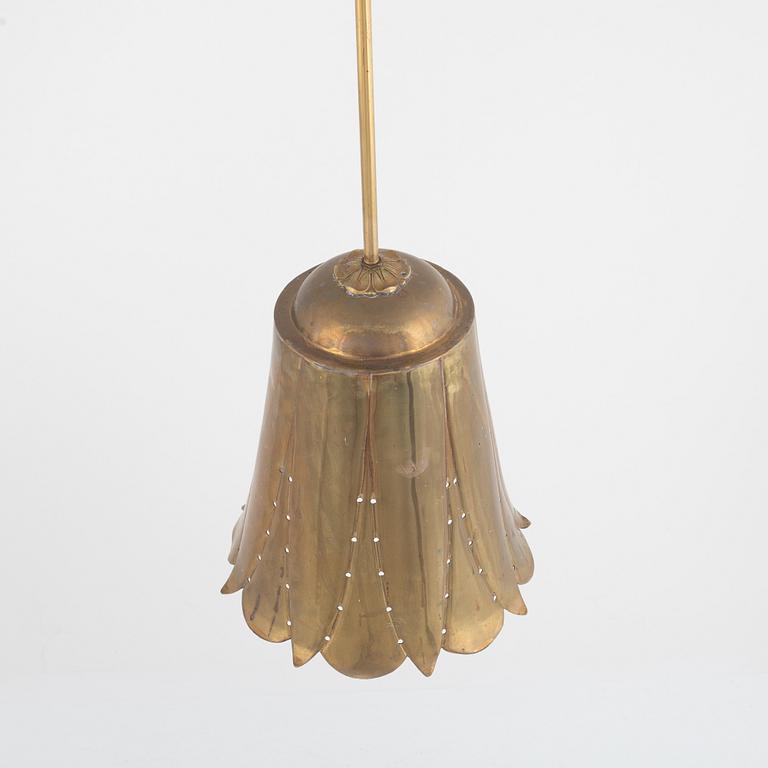 A Swedish Modern ceiling lamp, 1940's.