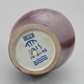 GOLVVAS, stengods, Jais Nielsen, Royal Copenhagen, sign.