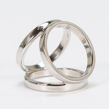 Hermès, 'Robe du soir' scarf and a Hermès scarf ring.