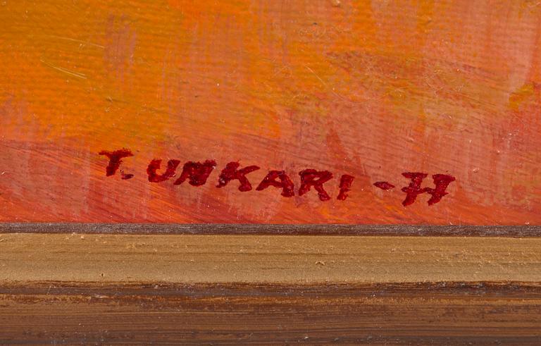 TARJA UNKARI, oil on canvas, signed and dated -77.