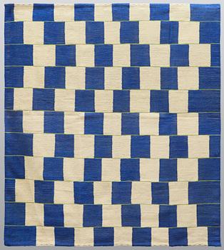 A carpet, flat weave, ca 225 x 182 cm.