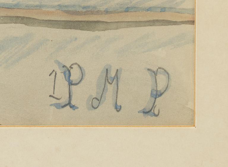 Primus Mortimer Pettersson, On horseback.