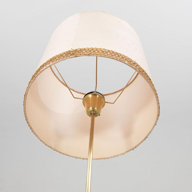 Floor lamps, a pair, mid-20th century.