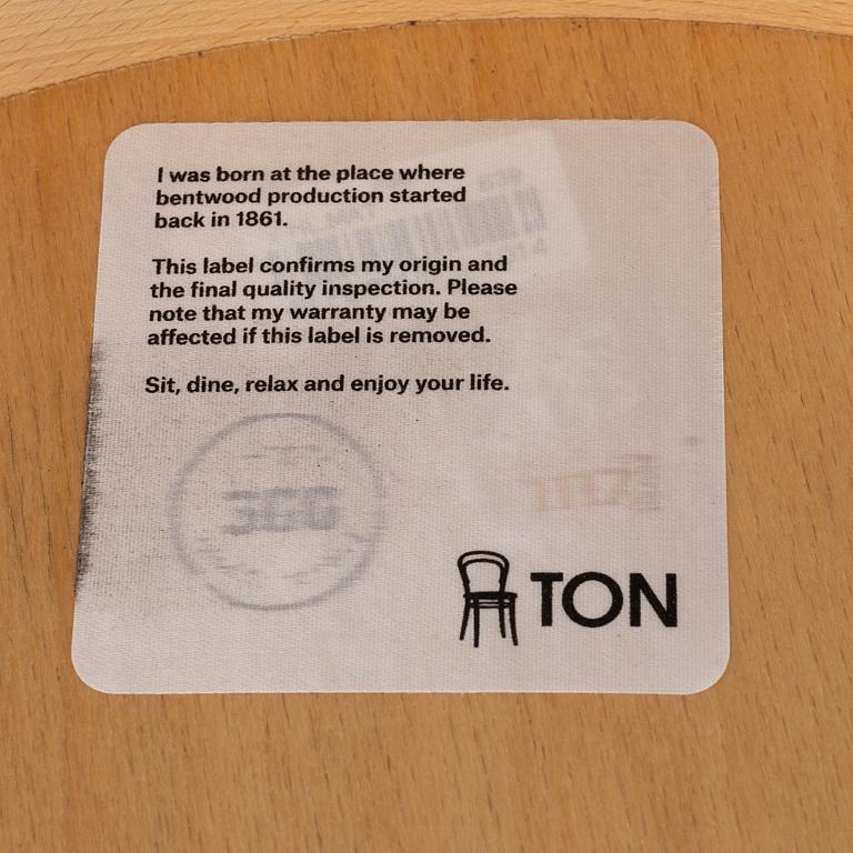 Michael Thonet, stolar, 4 st, "No 14", TON.