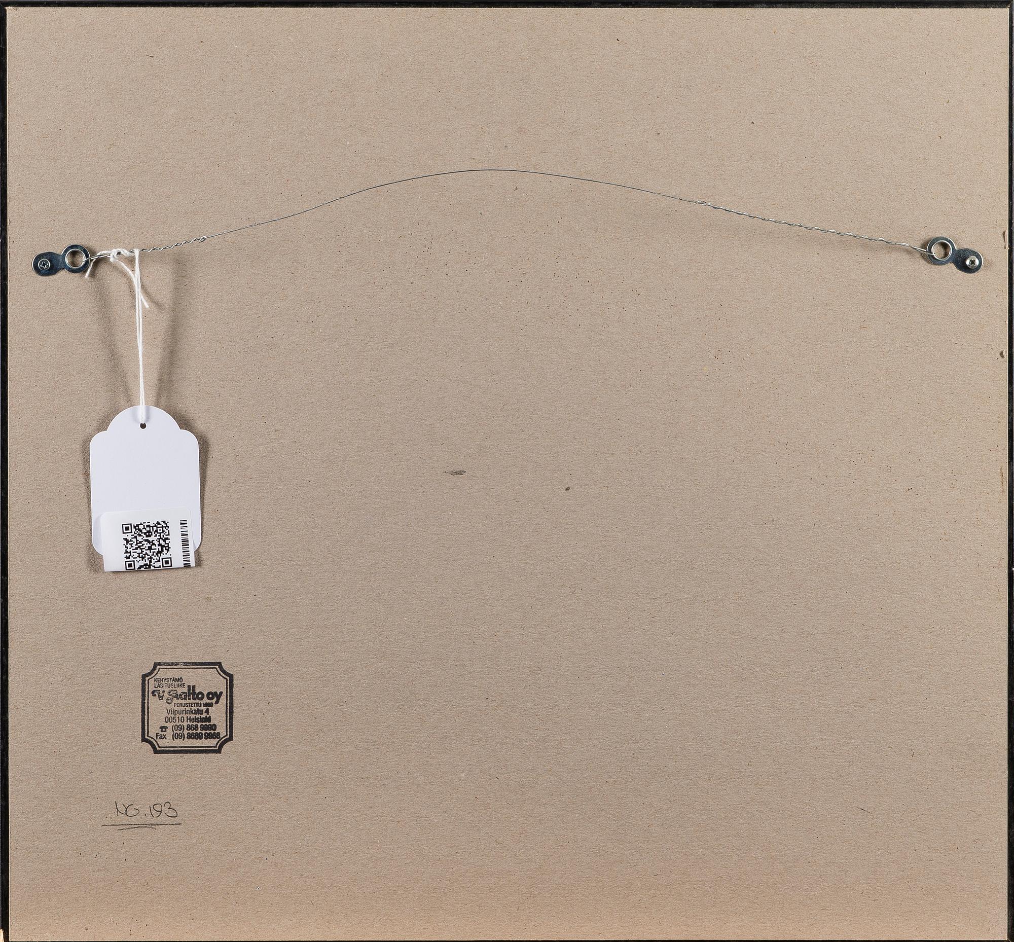 BRUNO ASPELIN, etching, signed.