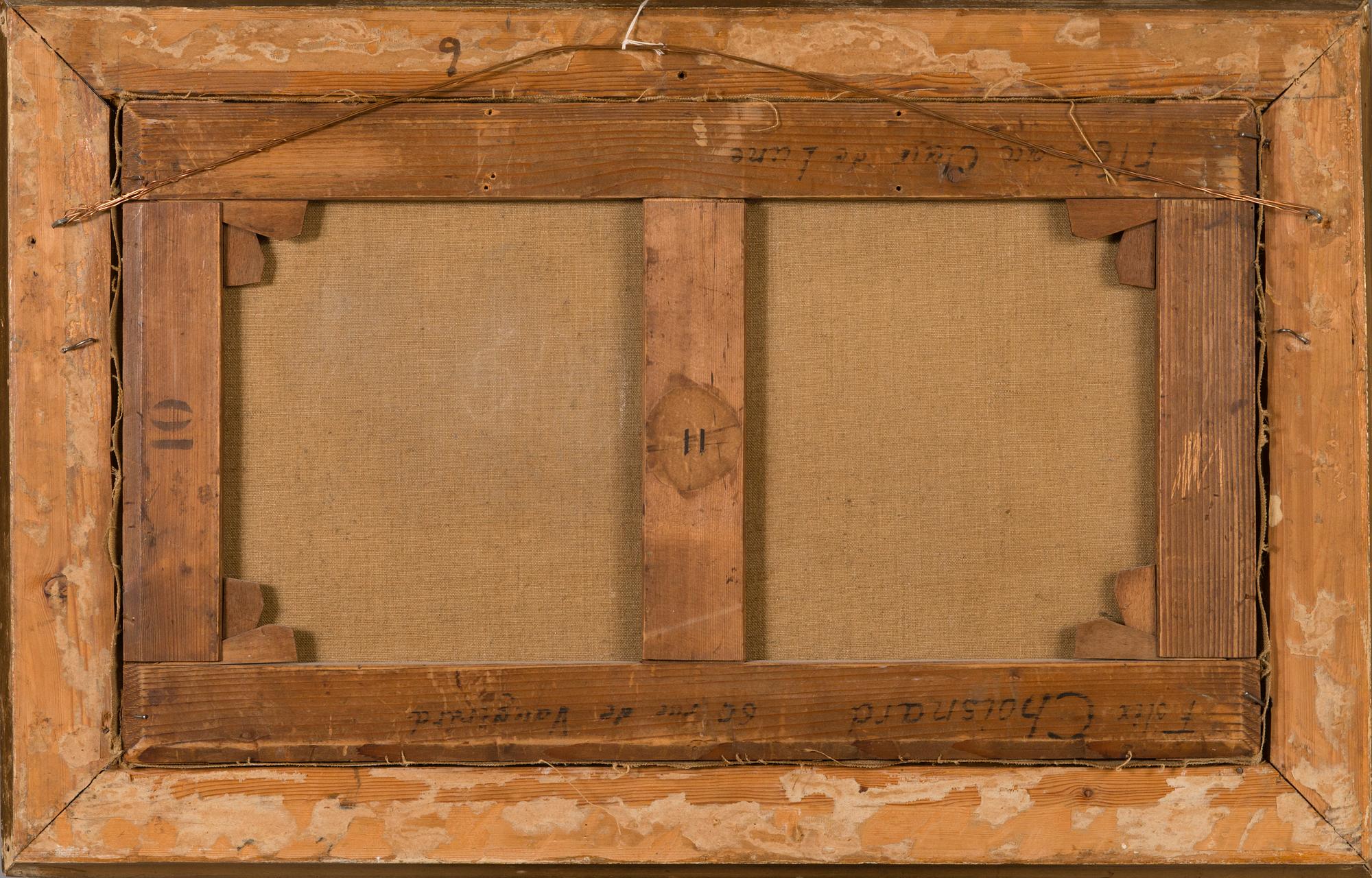 FELIX CHOISNARD, oil on canvas, signed.