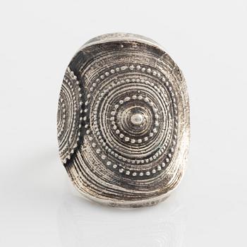 Jorma Laine, ring, silver, "Chic" ,