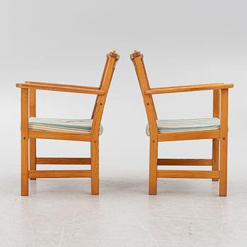 Yngve Ekström, armchairs, a pair, Swedese.